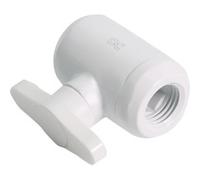 Alphacool Robinet à bille Eiszapfen 2 x G1/4 filetage intérieur, Raccord de robinet