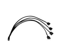 Alphacool Câble en Y 1023148/18711 – aRGB 3 broches vers 4x3 broches, 30 cm