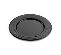 ALPHAFORM Sachet de 20 assiettes noires D240 réemployables et recyclables, Noire