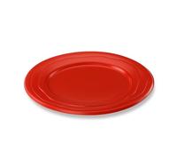 ALPHAFORM Sachet de 20 assiettes rouges D240 réemployables et recyclables