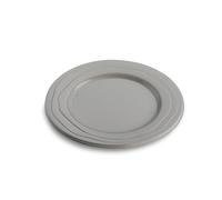 ALPHAFORM Sachet de 20 assiettes taupes D185 réemployables et recyclables