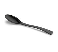 ALPHAFORM - Sachet de 40 Cuillères À Soupe Réemployables 200Mm, Résistantes À 125 Passages au Lave-Vaisselle, Taille Standard, Couleur Noire, Barquette Alimentaire Jetable