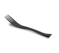 ALPHAFORM - Sachet de 40 Fourchettes Réemployables 200Mm, Résistantes À 125 Passages au Lave-Vaisselle, Taille Standard, Couleur Noire, Barquette Alimentaire Jetable