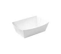 ALPHAFORM Sachet de 50 barquettes blanches en carton 200 ml