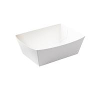 ALPHAFORM Sachet de 50 barquettes blanches en carton 315 ml