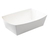 ALPHAFORM Sachet de 50 barquettes blanches en carton 750 ml