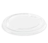 ALPHAFORM - Sachet de 50 Couvercles en Rpet Pour Pot Carton 1300 Ml, Idéal Pour Snacking et Vente À Emporter, Recyclable, Visibilité Parfaite du Contenu, Taille Unique, Transparent