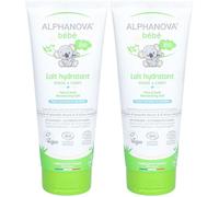 Alphanova Bébé Lait Hydratant Visage & Corps 2x200 ml