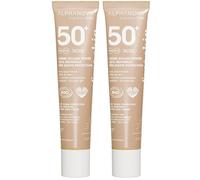 Alphanova Crème solaire teintée dorée SPF50+ Protection Solaire 2x40 g