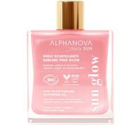 Alphanova Daily Sun Huile sublime scintillante pink glow -bio* solaire 50ml