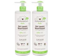 Alphanova Gel lavant nourrissant Produit(S) Nettoyant(S) 2x400 ml