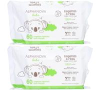 ALPHANOVA Lingettes à l’eau sans parfum - rinçage Lingette(S) 2x1 pc(s)
