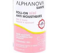 Alphanova Santé Roll-On Bébé Anti Moustiques 30ml