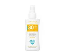 ALPHANOVA Spray solaire SPF30 Naturel et Bio - Format voyage - bagage cabine - 90g - Sans parfum