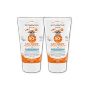 Alphanova Sun Adulte Lait Solaire Bébé Hypoallergenique SPF50+ - 50g - Le Lot De 2