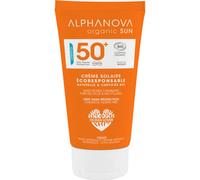 Alphanova Sun Crème Solaire Certifiée Bio Très Haute Protection SPF50+ Visage Tube 50g