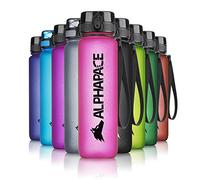 ALPHAPACE Gourde 350ml/500ml/650ml/1000ml/1500ml, Bouteille étanche sans BPA pour Le Sport, Le vélo et Les activités de Plein air - Gourde de Sport avec Insert à Fruits