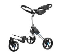 Alphard Cybercart Push+ Chariot de golf à 3 roues avec accessoires, porte-gobelet, porte-parapluie, support de téléphone, coussinet magnétique, pliable et compact, extensible à électrique