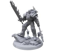 Alpharius Primarch of the Alpha Legion personnalisé à partir de W40k chaos Spacemarines Échelle officielle miniature en résine 3D