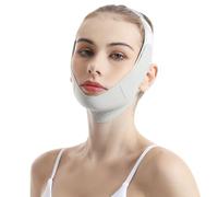 alphasculpt bandeau sculpteur de visage réutilisable pour réduire le double menton et raffermir la peau, adapté aux hommes et aux femmes, tissu léger et respirant, pour maison, voyage