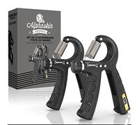 ALPHASKIN© Entraîneur de Mains | Entraîneur de Doigts | Hand Grip | Lot de 2 ou Lot de 5 | Musculation Avant Bras | Musculation Main