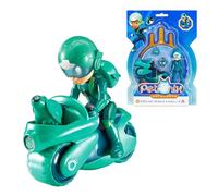 AlphaToys Petronix Defenders EU820030 - Tintin et Shell-E, Figurine d'action pour Enfants avec Animal de Compagnie, env. 8 cm de Haut, avec téléphone Portable et Sac à Dos Inclus