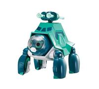 AlphaToys Petronix Defenders EU820230 - Transforming Max Mode Pet Shell-E, Figurine pour Enfants d'environ 12 cm, Tortue Robot Transformable avec fusées à Eau, Green C
