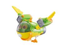 AlphaToys Petronix Defenders EU820240 - Pet Paul-E Transforming Pup-E Max Mode, Figurine de Jeu pour Enfants d'environ 12 cm, Oiseau Robot Transformable avec Pinces de Sauvetage activables