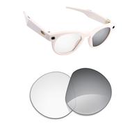 Alphax Verres polarisés de rechange pour lunettes intelligentes Oakley Meta HSTN OW8002-51 mm, Adapt Titanium Photochromique Miroir