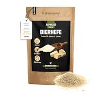 alphazoo Levure de bière en poudre pour chiens et chats 250 g - Levure pure avec complexe de vitamine B et biotine - Complément alimentaire pour soutenir la peau, le pelage et les griffes - Sans