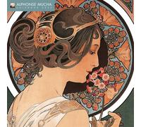 Alphonse Mucha Wall Calendar 2025 (Art Calendar) by Flame Tree Studio NEUF