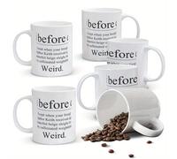 Alphynix Mug blanc avec citation humoristique « I Before E » - 33 cl