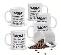Alphynix Mug en céramique avec citation humoristique « No Matter What Life Throws At You, At Least ou Dont Have Ugly Children » - 33 cl