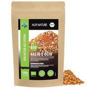 Alpi Nature Aglio e Olio Assaisonnement BIO 100g, Assaisonnement Italien, Mélange d'épices Piquantes