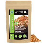 Alpi Nature Aglio e Olio Assaisonnement BIO 50g, Assaisonnement Italien, Mélange d'épices Piquantes