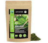 Alpi Nature Ail des Ours BIO 125g, Feuilles d'Ail des Ours Séchées et Hachées pour la Cuisine