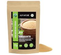 Alpi Nature Amarante Graine BIO 500g, Graines d'Amarante Entières Crues, non Sucrées, sans Gluten