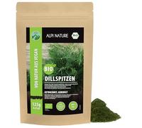 Alpi Nature Aneth Séché BIO 125g, Pointes d'Aneth Séché et Frotté pour Cornichons, Sauces et Marinades