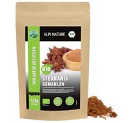 Alpi Nature Badiane Anis Étoilé BIO Moulue 125g, Poudre de Gousses de Badiane Moulues pour la Cuisine