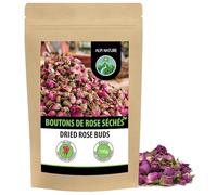 Alpi Nature Boutons de Roses Séchées 100g, Bourgeons de Rose Entiers Séchés pour Thé Floral et Infusion, Thé à la Rose