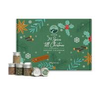 Alpi Nature Calendrier de l'Avent 2026, Coffret d'Épices de Noël | 24 Mélanges d'Épices BIO pour la Cuisine et la Pâtisserie, Calendrier de Noël 2026