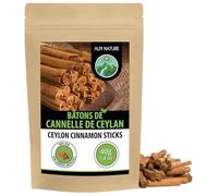 Alpi Nature Cannelle de Ceylan Bâtons 40g, Bâtons de Cannelle 80 mm, Environ 8-10 par Sachet