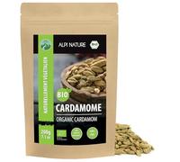 Alpi Nature Cardamome BIO Gousses Entières 200g, Gousses de Cardamome Verte Entières avec Graines pour la Cuisine