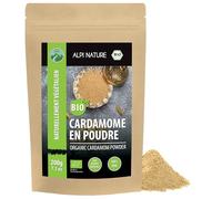 Alpi Nature Cardamome BIO Moulue 200g, Gousses et Graines de Cardamome Moulues pour la Cuisine et la Pâtisserie