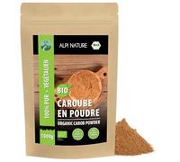 Alpi Nature Caroube Poudre BIO 1kg, Gousses de Caroube Séchées et Moulues, Edulcorant Naturel pour Pâtisserie