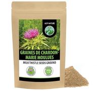 Alpi Nature Chardon Marie Graine en Poudre 500g, Poudre de Graines de Chardon Marie Moulues