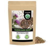 Alpi Nature Chardon Marie Graine Entières 1kg, Graines pour la Préparation de Chardon Marie Tisane