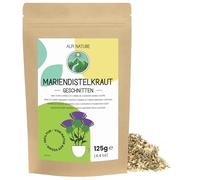Alpi Nature Chardon Marie Tisane 125g, Herbe de Chardon-Marie Séchée et Coupée, Thé en Feuilles