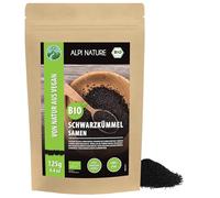 Alpi Nature Cumin Graines Noir BIO 125g, Graines de Cumin Noir Entières pour la Cuisine et la Pâtisserie