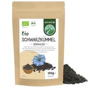 Alpi Nature Cumin Graines Noir BIO Moulues 100g, Poudre de Cumin Noir pour la Cuisine et la Pâtisserie